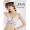 纯欲风撞色蕾丝内衣女小胸聚拢无钢圈调整型上托收副乳防下垂文胸轮播图3