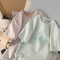 7XL-M 重磅短袖T恤男2023夏季新款oversize麂皮绒宽松加大码体恤轮播图3