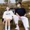 纯棉220克 情侣装夏装ins超火纯棉宽松短袖t恤男女上衣轮播图5