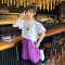 女童夏季套装2023新款韩版中大童时髦洋气小女孩休闲泡泡袖两件套轮播图2