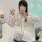 月子服2023纯棉双层纱布春夏新款孕妇睡衣吸汗透气家居服套装轮播图1