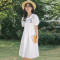 日系海军领连衣裙少女夏装初高中学生学院风小个子泡泡袖甜美裙子轮播图3