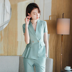 批发职业装西装套装女<b class='q'>夏</b>季薄款2023新款气质女神范高端工作装外套
