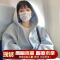 春秋蓝色连帽卫衣拉链短款加厚短外套女2023春装新款高级感早春季轮播图1
