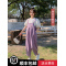 减龄气质时髦紫色休闲背带裤女2023夏季新款百搭俏皮学院风连衣裤轮播图3
