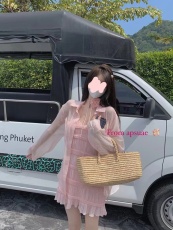 白水女清潭洞欧尼衬衫V领连衣裙套组 3/27 00:00AM 限时9折