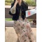 春夏CHUNXIA唯美roseflower2023春新法式不规则欧根纱百搭半身裙轮播图2