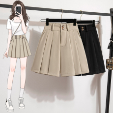 批发实拍西装短裤女<b class='q'>夏</b>春秋季2026年新款高腰a字休闲打底外穿阔腿热裤