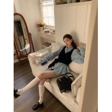 批发SourceWithU 复古丹宁 柔软好穿牛仔衬衫女<b class='q'>春</b>夏韩版百搭休闲上衣