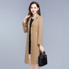 批发杭州意法风衣女款2026新款春秋薄款小个子<b class='q'>贵</b><b class='q'>夫人</b>中年妈妈外套女士