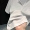 2023春夏 韩国ulzzang新款纯色小口袋螺纹棉小个子短款短袖T恤女轮播图4