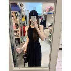 批发SOLO爆爆 缪斯黑玫瑰~背心<b class='q'>连衣裙</b>女夏款高级感气质中长款显瘦裙子