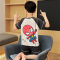 男童睡衣夏季薄款纯棉儿童空调服小男孩夏款中大童家居服短袖套装轮播图3