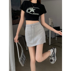 批发<b class='q'>实拍</b>实价~新款辣妹抽绳A字半身裙休闲<b class='q'>运动包</b>臀短裙