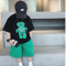 *纯棉后包领短袖儿童孩夏季中小孩男女童装T恤100%精梳棉轮播图3