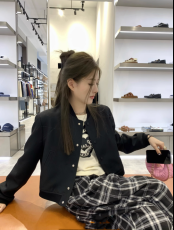 时髦杨树林 日常爱穿的拽拽夹克外套女春显瘦短款上衣