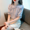 现货~实拍2023夏季新款短袖时尚修身显瘦上衣女装轮播图1