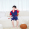 乔雅诗#春夏季儿童纯棉卡通蜘蛛侠套装男童简约开衫短袖短裤睡衣轮播图2
