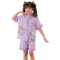 女童睡衣短袖夏季薄款冰丝女孩宝宝卡通可外穿家居服套装轮播图5