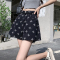 实拍设计感小心机牛仔短裤女2023夏季高腰宽松显瘦卷边阔脚裤热裤轮播图5