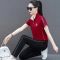 官图  夏季显瘦时尚远动服洋气宽松大码减龄跑步休闲运动套装轮播图2