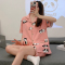 伊尔欣开衫睡衣女夏季加肥加大码胖m可爱性感甜美家居服套装200斤轮播图1