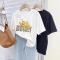 个性洋气减龄童趣小狗印花短袖T恤女ins潮韩版设计感小众T恤半袖轮播图3