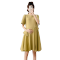 现货实拍2023夏装新款韩版网纱拼接孕妇A字大码连衣裙短袖轮播图5