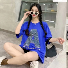 批发棉T厂家现货正版短袖t恤女2023新夏潮青春火宽松半袖女装百搭