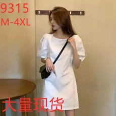 批发泡泡袖白色连衣裙夏季新款温柔风法式复古小众超仙气质裙子