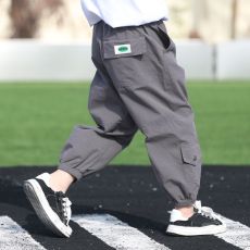 批发<b class='q'>男</b>童裤子秋季薄款儿童休闲防蚊裤洋气韩版<b class='q'>男</b>孩春秋款宽松运动长裤