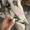 2023夏薄款玫瑰花印花宽松显瘦褶皱垂感设计百搭薄款休闲阔腿裤女轮播图4