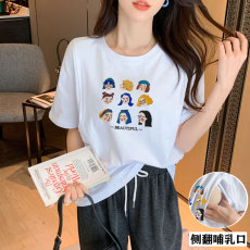 批发实拍 哺乳上衣产后辣妈夏季居家舒适纯棉喂奶T恤月子期服孕妇