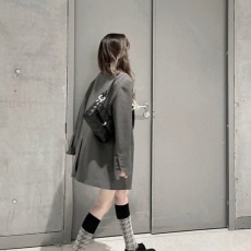西装外套女2022年春秋休闲新款设计感小个子高级气质宽松韩版上衣