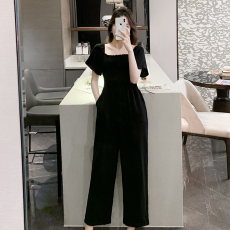 批发高级感连体裤女夏2023新款设计感小众收腰显瘦显时尚气质连身裤