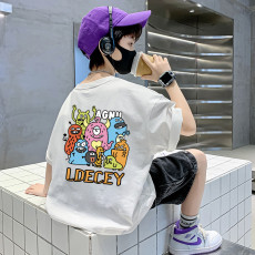 批发<b class='q'>儿童</b>夏装2023新款薄款男童上衣夏季短袖t恤纯棉炸街衣服童装