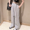 原版 女童裤子春夏季2023新款儿童阔腿裤春装休闲直筒裤女童卫裤轮播图4