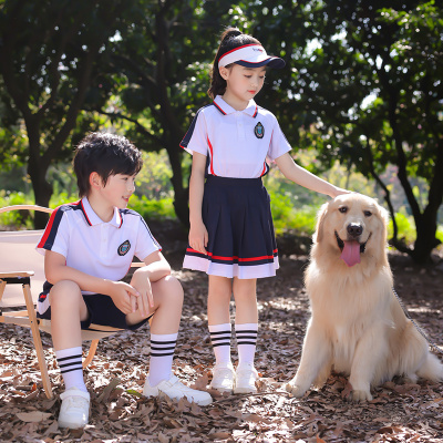 夏季中小学生校服班服幼儿园园服儿童短袖运动套装