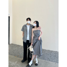 批发法式高级感两件套抹胸裙针织披肩你衣我裙送<b class='q'>透明</b>吊带