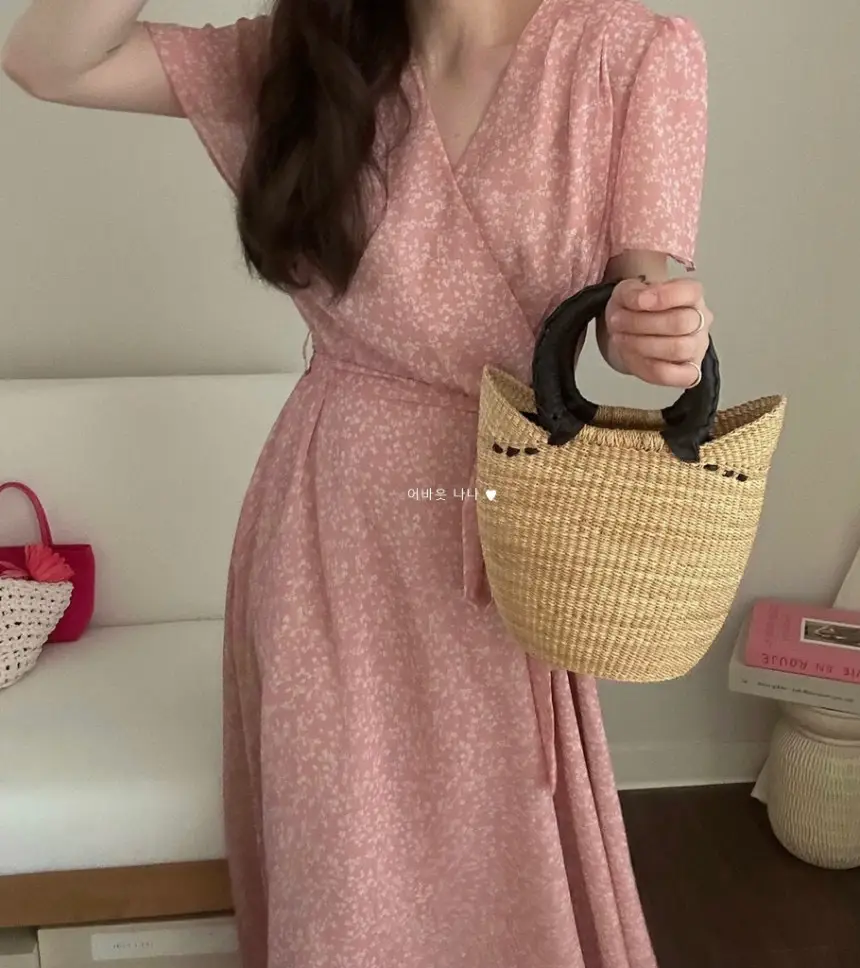 플라워 블라우스 원피스 상세 이미지 11