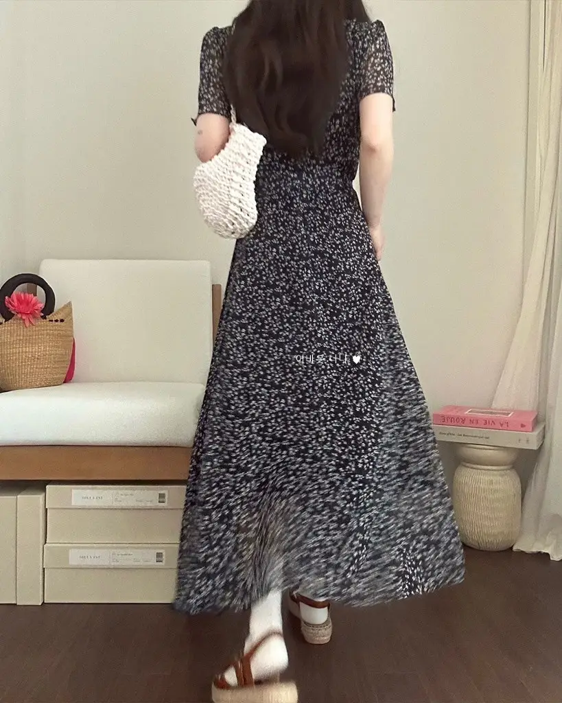 플라워 블라우스 원피스 상세 이미지 23
