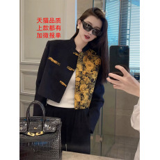 批发新中式国风高级感盘扣外套女<b class='q'>秋</b>冬唐装新款中国风气质名媛短款上衣