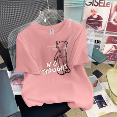 批发实拍#200克抖音高品质重磅纯棉落肩宽松短袖T恤女好质量后包领