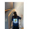 实拍 2023新款小鸭子纯棉短袖T恤女卡通圆领宽松中长款上衣轮播图3