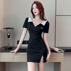 批发夜 店女装 性感低胸夜总店<b class='q'>连衣裙</b>修身显瘦包臀***夜场上班衣服