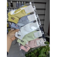 批发日系女士中筒袜春夏季袜子女学院风条纹<b class='q'>短袜</b>运动袜女生袜棉袜