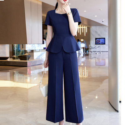职业装夏季套装女时尚气质女神范珠宝店美容院工作服正装套裙薄款