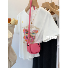 批发92棉/8氨纶40支210g纯棉 修身短款T恤女短袖