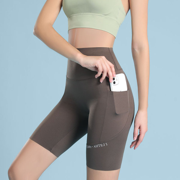 RM8345#瑜伽短裤女外穿夏季薄款紧身收腹提臀运动健身五分鲨鱼打底裤