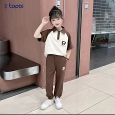 批发女<b class='q'>童</b><b class='q'>夏季</b><b class='q'>套装</b>2025新款洋气运动<b class='q'>大</b><b class='q'>童</b>女装夏款儿<b class='q'>童</b>网红短袖t恤夏装